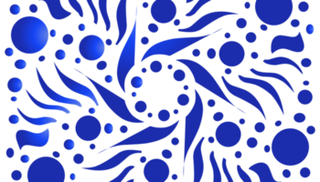 Abstract background with random doodles in blue png