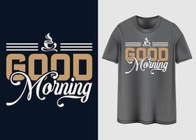 Coffee T-shirt design vector
