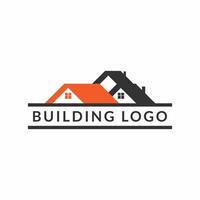 creative real estates sample logo vector illustration