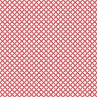 Seamless background with red cross stitch on white. Geometric pattern. Wrapping vector