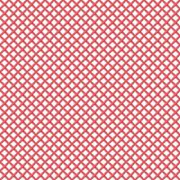 Seamless background with red cross stitch on white. Geometric pattern. Wrapping vector