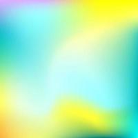 Colorful gradient. Blurred abstract background. Smooth transitions of green, purple and yellow colors. Backdrop. vector