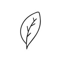 leaf ecology nature element vector icons