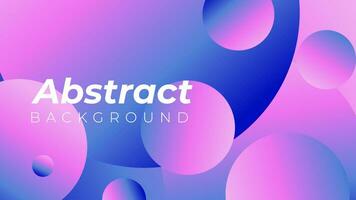 abstract background design with bubbles style vector