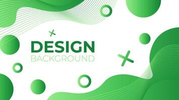 banner de plantilla colorida con color degradado. diseño con forma líquida. vector