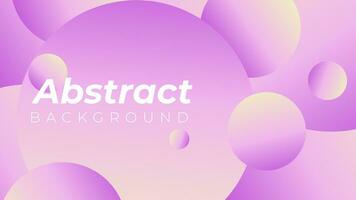 abstract background design with bubbles style vector