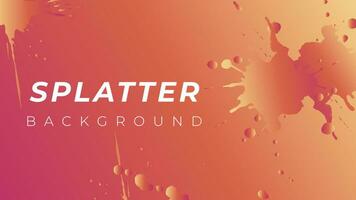 splatter background for web banner, social media, presentation. vector