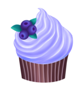 Cupcake with cream PNG