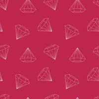 seamless pattern from diamonds. Vector illustration. Magenta. Endless texture.