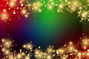 Colorful gradient background with colorful frame and bokeh or orange glitter light decoration. Colorful card design background. Colorful decorative background. photo