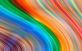 Dynamic color series. Futuristic abstract colorful background. Artistic abstraction with colorful wavy lines. Colorful distorted line textures. Creative multi colored wave line pattern. photo