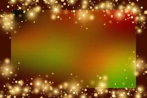 Colorful gradient background with colorful frame and bokeh or orange glitter light decoration. Colorful card design background. Colorful decorative background. photo