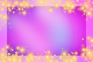 Colorful gradient background with colorful frame and bokeh or orange glitter light decoration. Colorful card design background. Colorful decorative background. photo