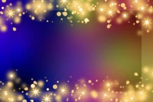 Colorful gradient background with colorful frame and bokeh or orange glitter light decoration. Colorful card design background. Colorful decorative background. photo