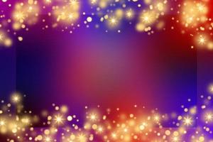 Colorful gradient background with colorful frame and bokeh or orange glitter light decoration. Colorful card design background. Colorful decorative background. photo