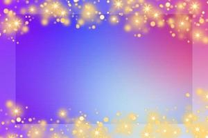 Colorful gradient background with colorful frame and bokeh or orange glitter light decoration. Colorful card design background. Colorful decorative background. photo