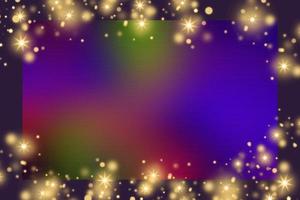 Colorful gradient background with colorful frame and bokeh or orange glitter light decoration. Colorful card design background. Colorful decorative background. photo