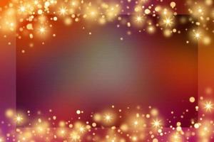 Colorful gradient background with colorful frame and bokeh or orange glitter light decoration. Colorful card design background. Colorful decorative background. photo