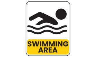 simning ikon - simning område på transparent bakgrund. png