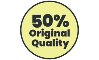 diseño de sello de insignia de etiqueta de producto de calidad original png