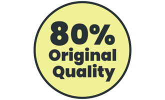 Original quality product label badge stamp design png