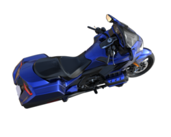 motocicleta isolada em fundo transparente. renderização 3D - ilustração png