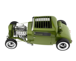 Modern car isolated on transparent background. 3d rendering - illustration png