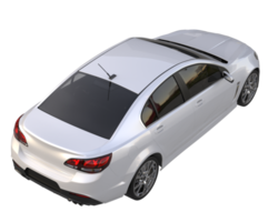 Modern car isolated on transparent background. 3d rendering - illustration png