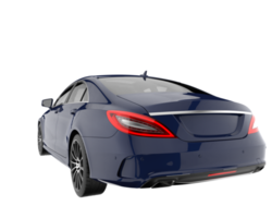 carro moderno isolado em fundo transparente. renderização 3D - ilustração png