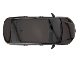 voiture moderne isolée sur fond transparent. rendu 3d - illustration png