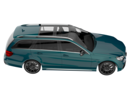 Modern car isolated on transparent background. 3d rendering - illustration png