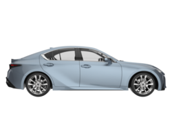 Modern car isolated on transparent background. 3d rendering - illustration png