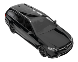 Modern car isolated on transparent background. 3d rendering - illustration png