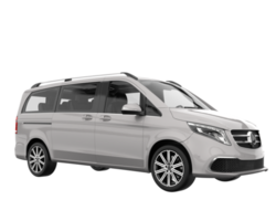 Modern car isolated on transparent background. 3d rendering - illustration png