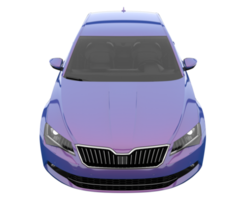 Modern car isolated on transparent background. 3d rendering - illustration png