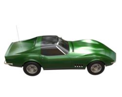 voiture de muscle isolée sur fond transparent. rendu 3d - illustration png