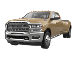 Pickup truck isolated on transparent background. 3d rendering - illustration png