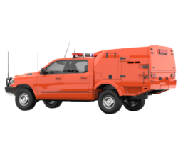 Raccogliere camion isolato su trasparente sfondo. 3d interpretazione - illustrazione png