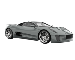 carro de corrida isolado em fundo transparente. renderização 3D - ilustração png