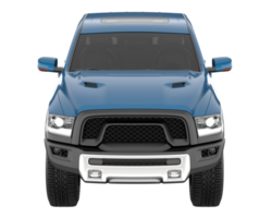 Pickup truck isolated on transparent background. 3d rendering - illustration png