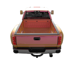 Pickup truck isolated on transparent background. 3d rendering - illustration png