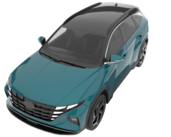 suv réaliste isolé sur fond transparent. rendu 3d - illustration png