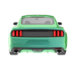 Sport car isolated on transparent background. 3d rendering - illustration png