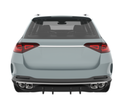 Realistic SUV isolated on transparent background. 3d rendering - illustration png