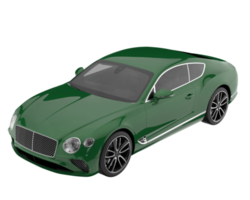 voiture de sport isolée sur fond transparent. rendu 3d - illustration png