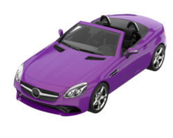 Sport car isolated on transparent background. 3d rendering - illustration png