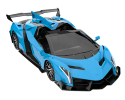 Sport car isolated on transparent background. 3d rendering - illustration png