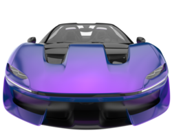 Sport car isolated on transparent background. 3d rendering - illustration png