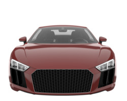 voiture de sport isolée sur fond transparent. rendu 3d - illustration png