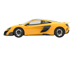 Sport car isolated on transparent background. 3d rendering - illustration png